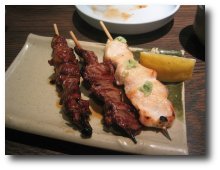 Yakitori at the Terried Sake House